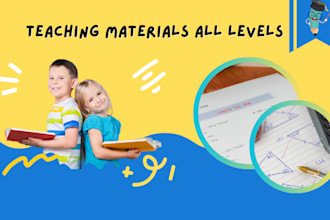 create and design teaching materials