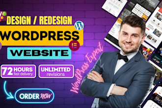 design wordpress website, business website, blog website