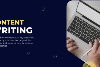 write engaging and informative content for your website