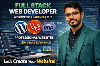 create website php laravel codeigniter