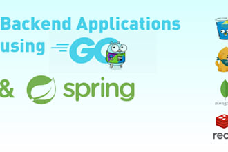 build restful API development using springboot and golang