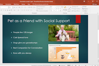make powerpoint presentation and slides on any topic
