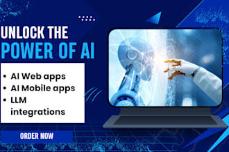build custom ai web apps mobile apps and llm integrations