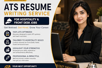 write ats hospitality and front desk resume