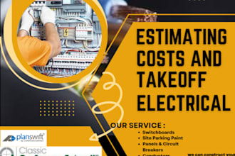 do electrical material takeoff and cost estimation
