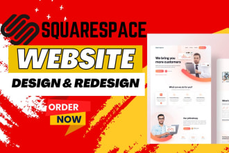 build squarespace website, redesign squarespace or fix squarespace