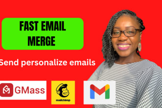 do fast email mail merge