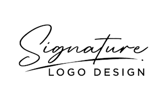 design handwritten style signature logo