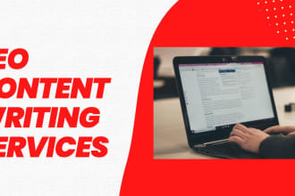 do SEO article writing for your blogs
