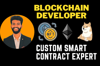 write custom smart contracts for ethereum, bnb, or any chain