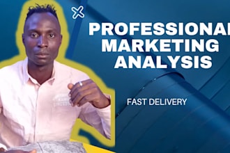 be your marketing analyst for your business