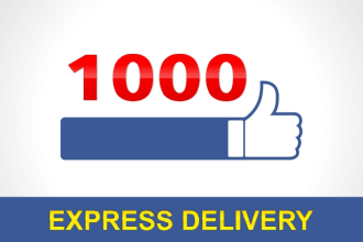 add 1000 Real Facebook Likes, Fans to your fanpage within 24 hours