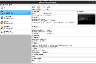 install linux on virtual box, vmware, etc