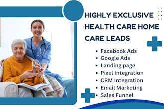generate health care leads hospice leads senior care leads elderly care leads