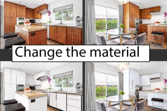 change color of the wall and change the material