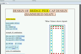 do mathcad calculation for engineering design