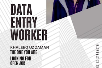 do high quality research and data entry job
