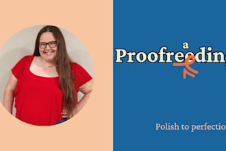 proofread to ensure accuracy
