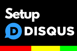 setup disqus comments on your website