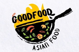do superb food videos youtube channel logo for your brand