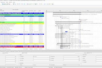 create gantt chart and project schedule on primavera p6 and ms project
