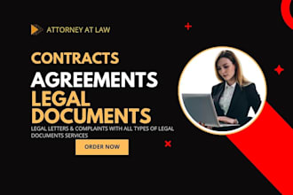 do legal writing custom contracts, agreements real estate other legal documents