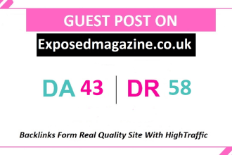 publish guest post on UK real blogs DR 58