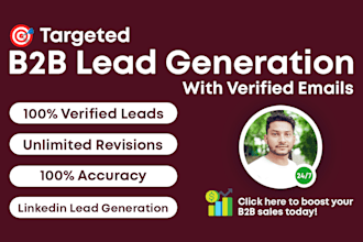 provide b2b lead list and data entry