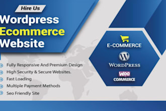 develop a modern wordpress ecommerce website