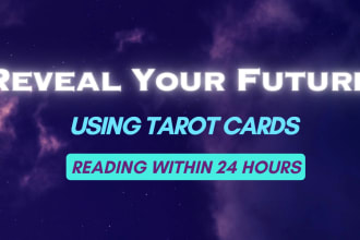 give a personal tarot card reading over video within 24h