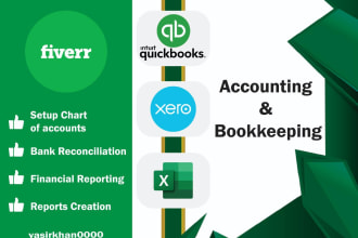 do accounting and bookkeeping using quickbooks online and xero