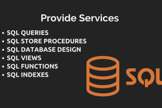write sql queries and stored procedures for your business