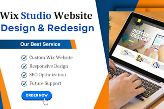 design or redesign your wix website or wix studio site
