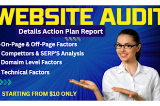 conduct a website SEO audit and competitor analysis