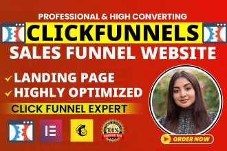 design, redesign, clone clickfunnels, sales funnel landing page clickfunnel 2 0
