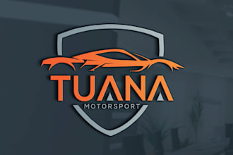 do creative martial arts racing car logo in just 24hrs
