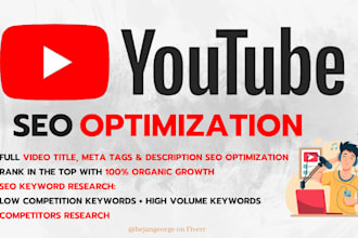 write SEO title, description and tags for your youtube video