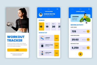 develop a fitness app, workout app, gym app, health app