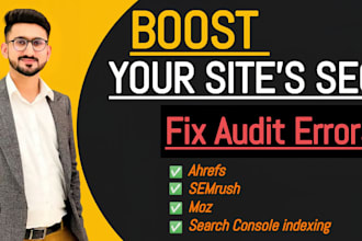 fix ahrefs, semrush, moz, search console technical errors for optimal SEO