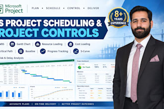 create ms project schedules and professional gantt charts