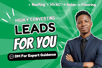 generate exclusive roofing flooring siding fencing hvac solar contractor leads