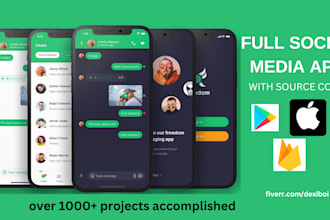 social media app, dating app, social chat app, chat app, live streaming app