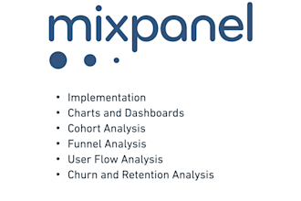 set up mixpanel and build interactive dashboards