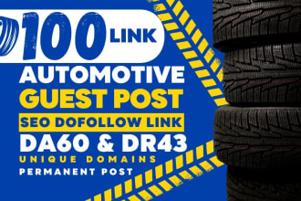 write and publish article high da guest post on automotive blog post