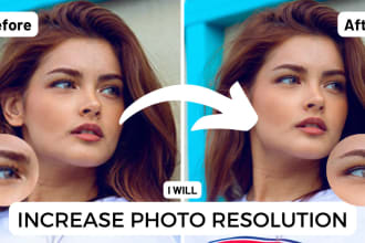 enhance, improve and upscale low quality images and photos