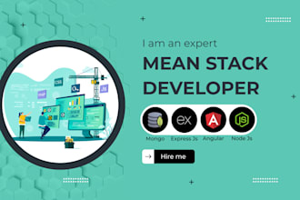 full stack mean development ,mongodb, angular js, express js, node js
