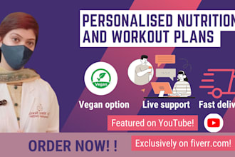 be your online personal fitness trainer and nutritionist