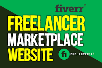 create professional freelance website like fiverr
