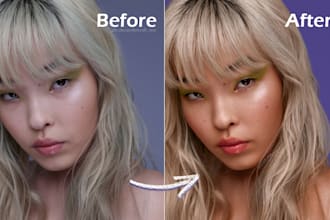 professionally retouch your photo like a magazine cover