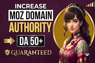 increase domain authority moz da with authority SEO backlinks